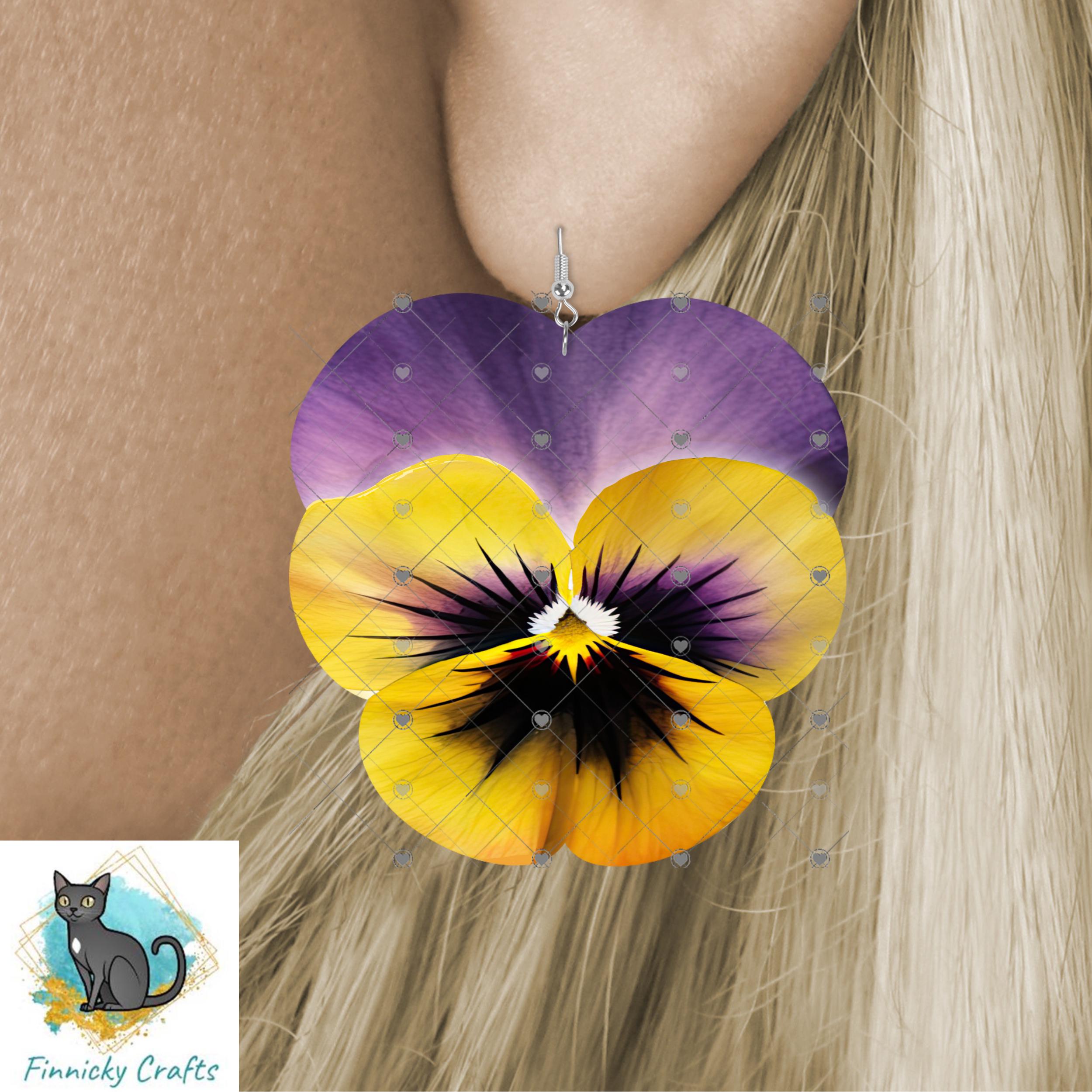 Pansy PNG Bundle for Sublimation | Floral Designs for Small Business | Spring Flower Clipart | Instant Download PNG