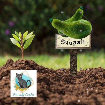 Squash/Blank - Garden Stakes Sublimation Design (Digital Design)