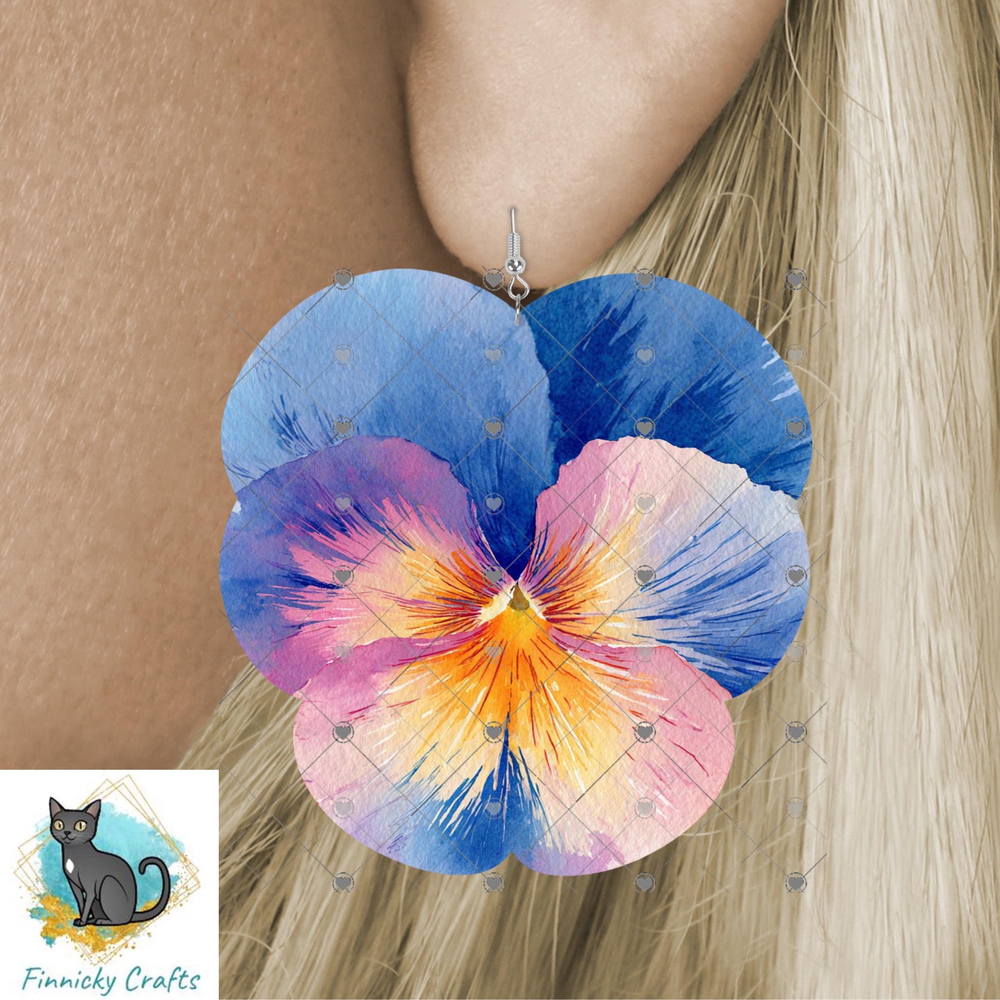 Pansy PNG Bundle for Sublimation | Floral Designs for Small Business | Spring Flower Clipart | Instant Download PNG