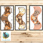 Wavy Monkey Sublimation PNG Bundle, Funny Craft Design for Earrings Keychains Shirts, DTF Ready Digital Download for Small Business