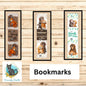 Friends Punch Monkey Bookmarks PNG, Sublimation Design (Digital Download)