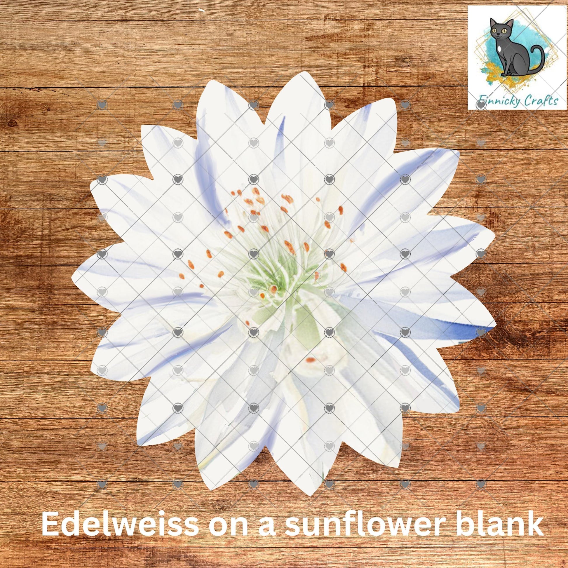 Edelweiss Flower Earrings, Night Light, Sign PNG, Sublimation Design (Digital)