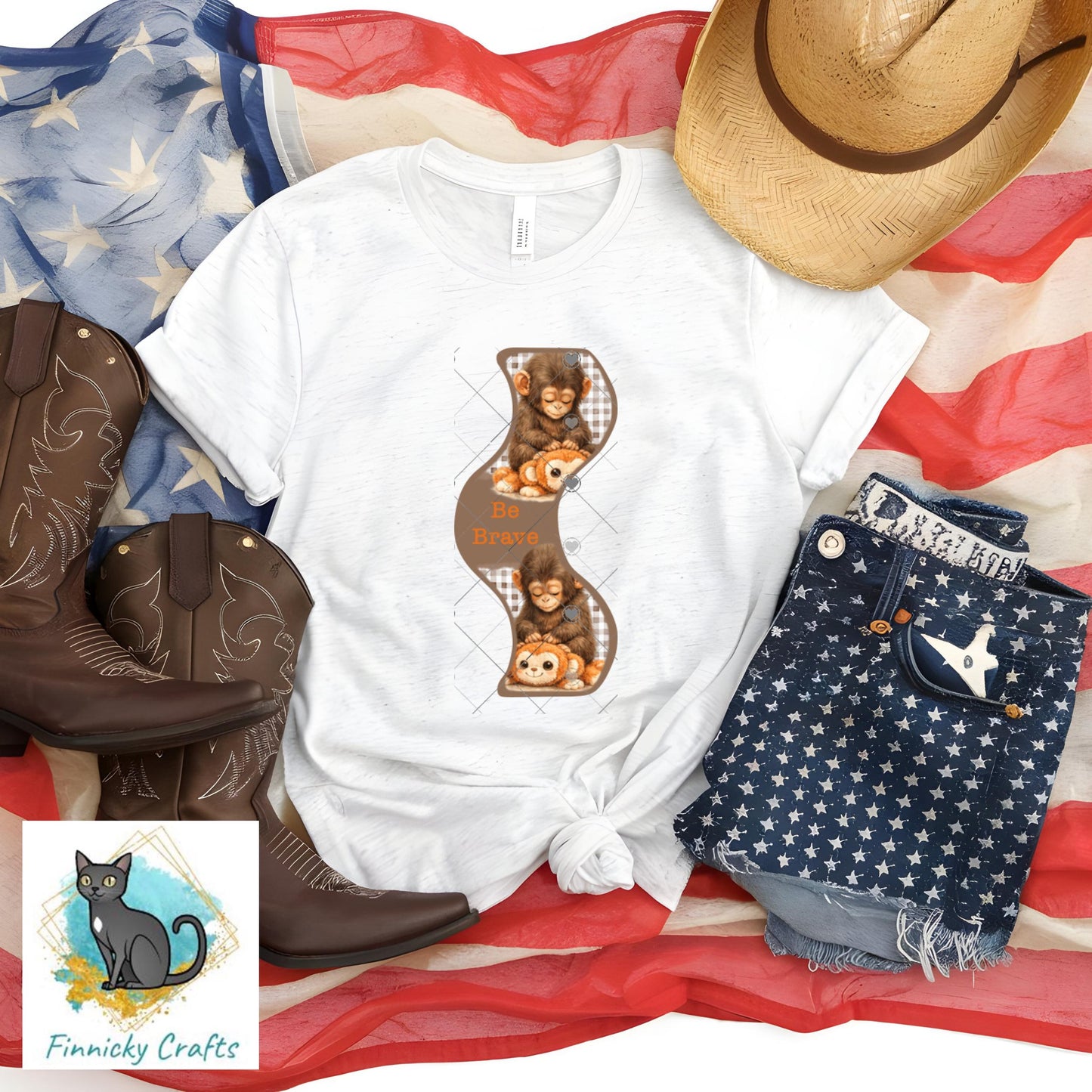 Wavy Monkey Sublimation PNG Bundle, Funny Craft Design for Earrings Keychains Shirts, DTF Ready Digital Download for Small Business