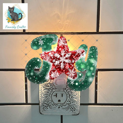 Joy Design,Earrings, Night Light, Ornament, DTF, Sign, Decor (Digital Download)