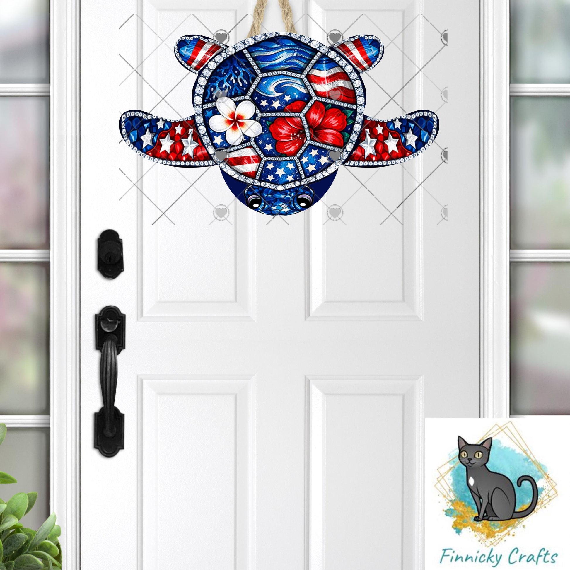 Sea turtles, beach, patriotic, colorful, PNG, Sublimation Design, Digital Download, DTF