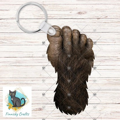 Bigfoot Footprint PNG 300 DPI | Sasquatch Track Sublimation Design | Cryptid Digital Download | Yeti Foot (Digital Download)