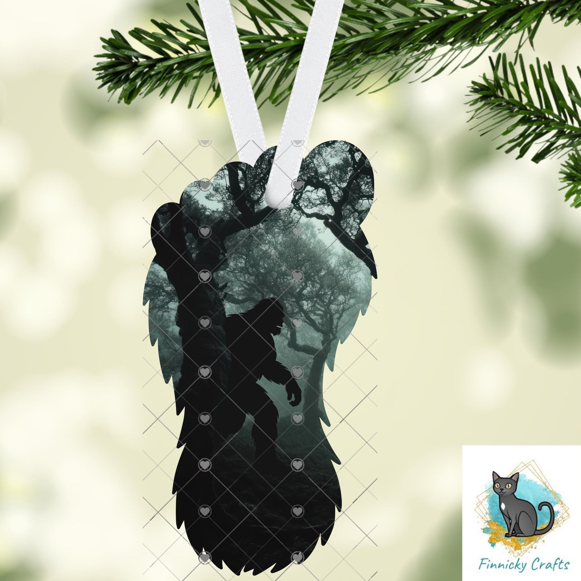 Bigfoot Footprint PNG 300 DPI | Sasquatch Track Sublimation Design | Cryptid Digital Download | Yeti Foot (Digital Download)