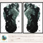 Bigfoot Footprint PNG 300 DPI | Sasquatch Track Sublimation Design | Cryptid Digital Download | Yeti Foot (Digital Download)