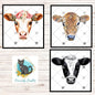 Cow Head Shapes png - Earrings, Night Light, DTF, Shirts, Ornaments - PNG