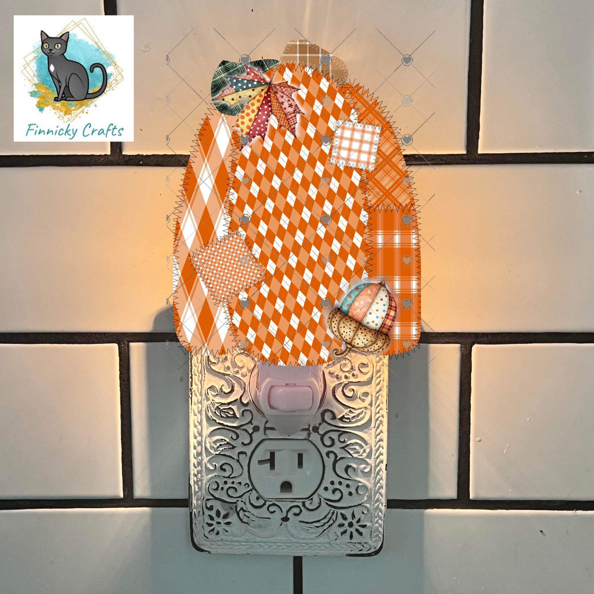 Tall Patchwork Pumpkins Earring PNG Bundle, Fall Designs (Digital Download)