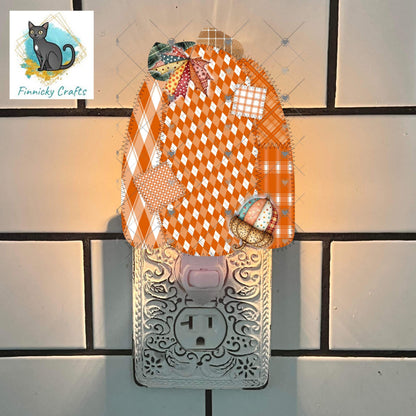 Tall Patchwork Pumpkins Earring PNG Bundle, Fall Designs (Digital Download)
