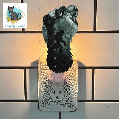 Bigfoot Footprint PNG 300 DPI | Sasquatch Track Sublimation Design | Cryptid Digital Download | Yeti Foot (Digital Download)