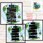 Travel Sign, Wolrd, Customizable, PNG, Sublimation Design, Digital Download, Sign, Ornament, Decor, DTF