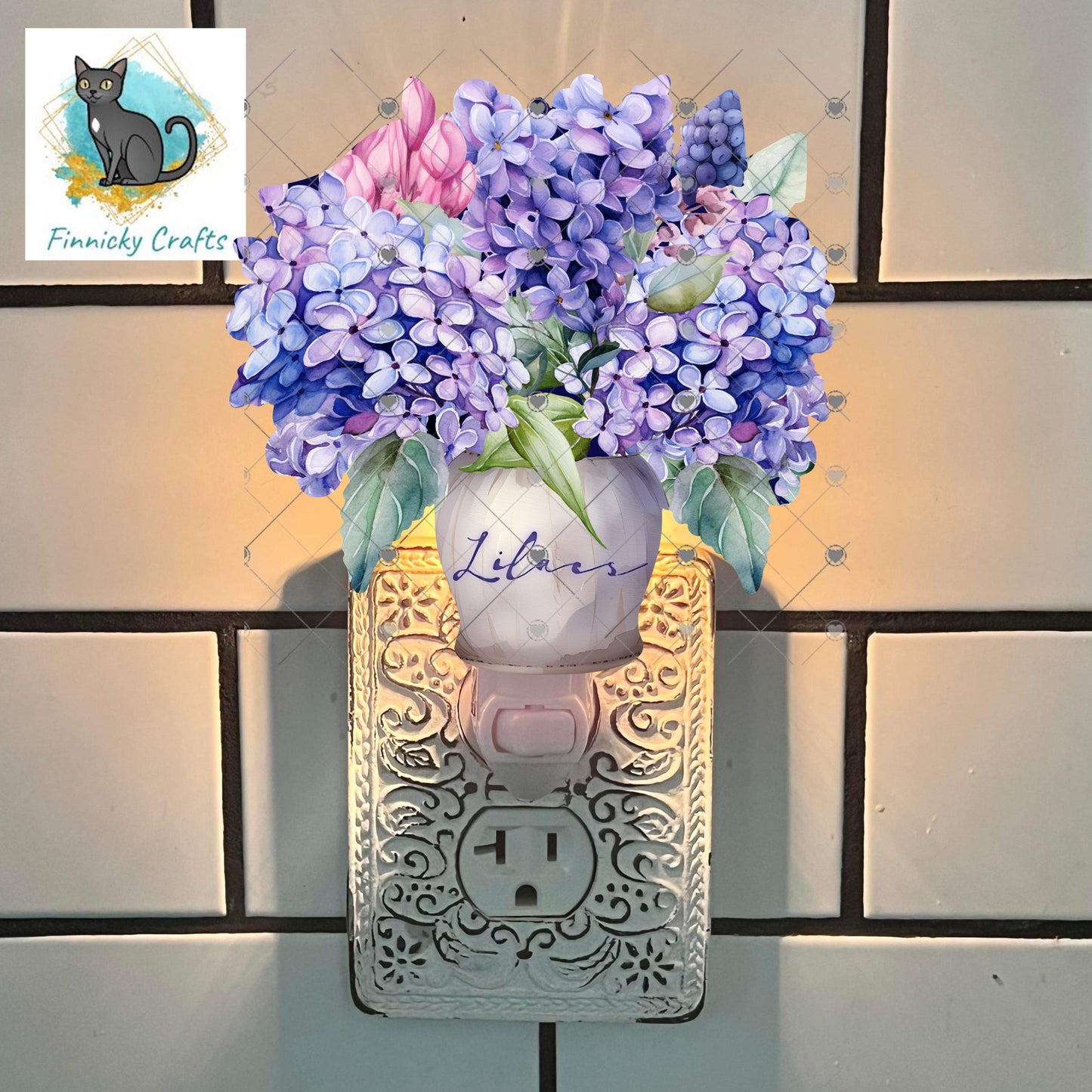 Lilacs, Signs, Words or Blank, Sublimation, Digital, PNG, Design, Download, earrings, night light
