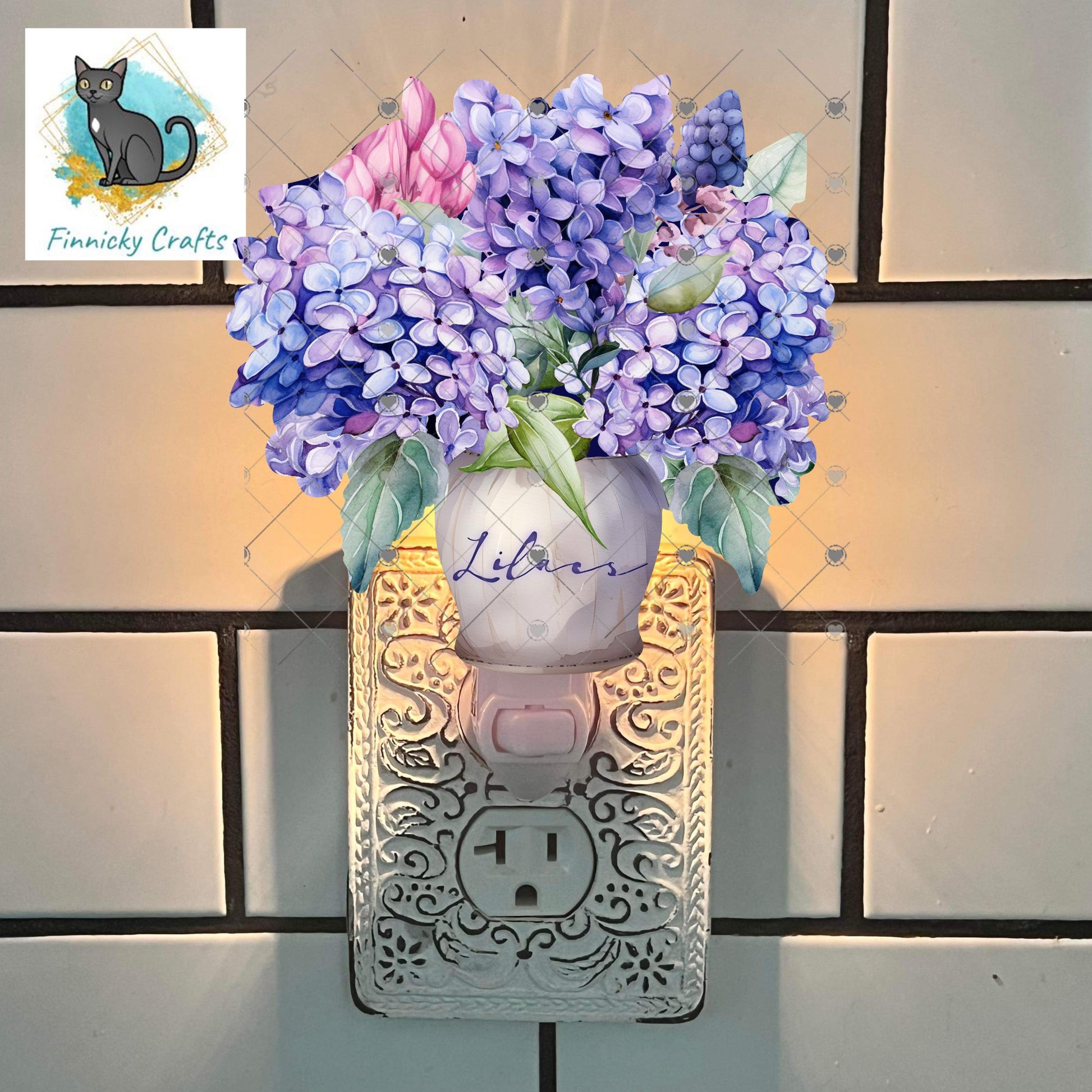 Lilacs, Signs, Words or Blank, Sublimation, Digital, PNG, Design, Download, earrings, night light