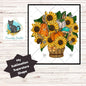 Sunflowers, Signs, Words or Blank, Sublimation, Digital, PNG, Design, Download, earrings, night light