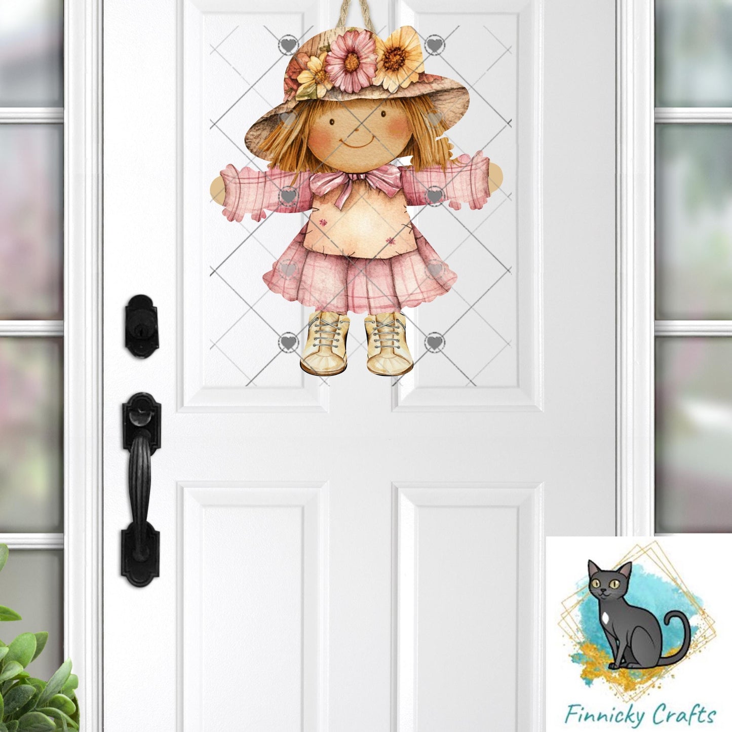 Scarecrow Girl PNG Bundle, Fall Autumn Design (Digital Download)