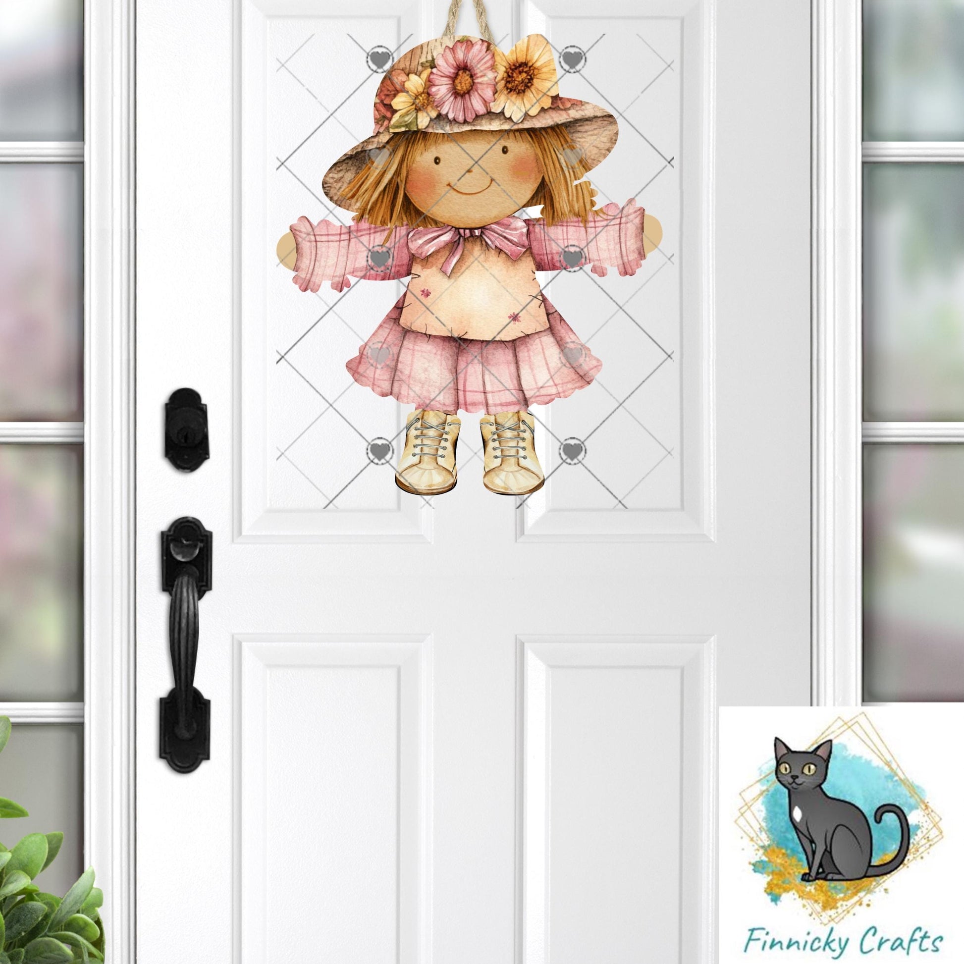 Scarecrow Girl PNG Bundle, Fall Autumn Design (Digital Download)