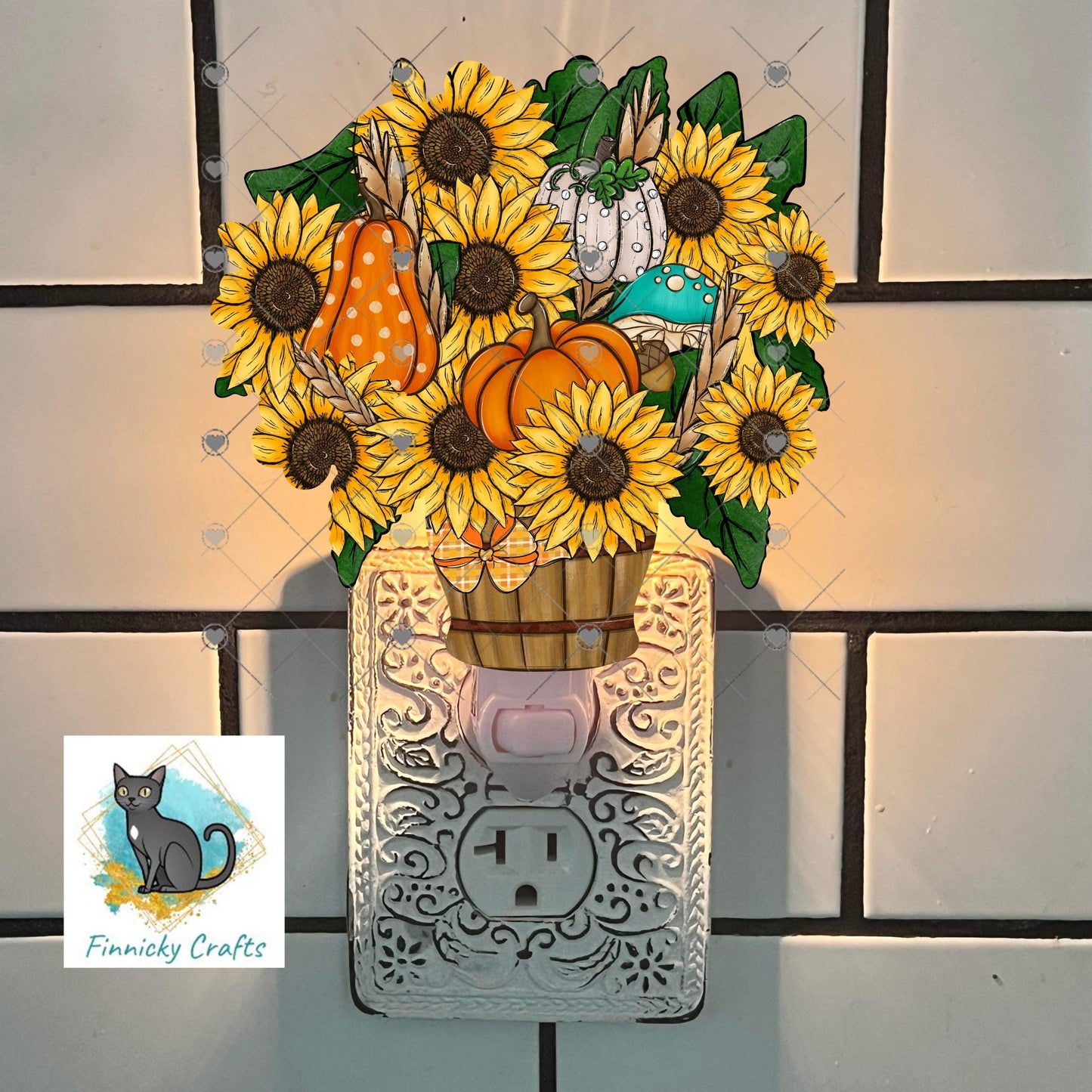 Sunflowers, Signs, Words or Blank, Sublimation, Digital, PNG, Design, Download, earrings, night light