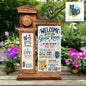 2-Piece, Welcome Guests, Guest Room Interchangeable Sign Inserts, Sublimation, Digital, PNG, Design, Download
