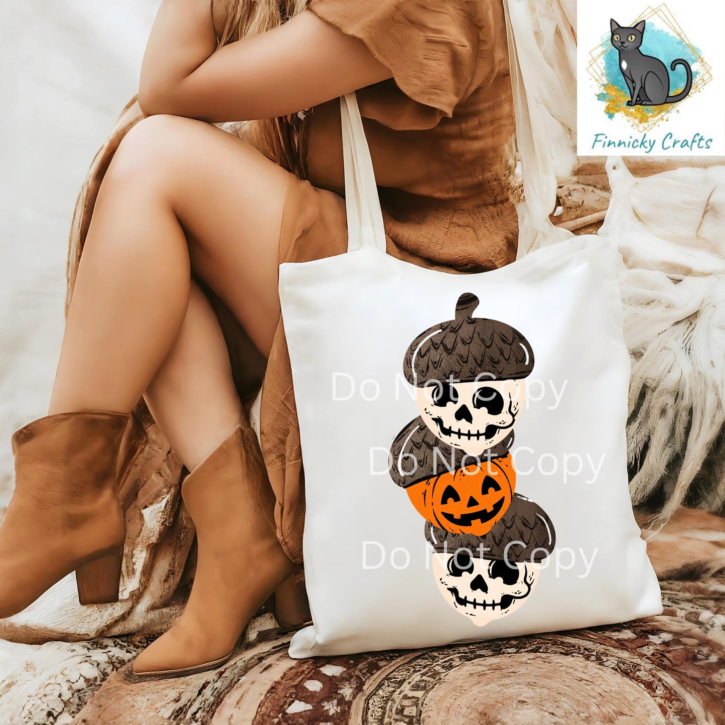 Halloween, Breast Cancer Acorn Trio PNG Design, Sublimation, (Digital Download)
