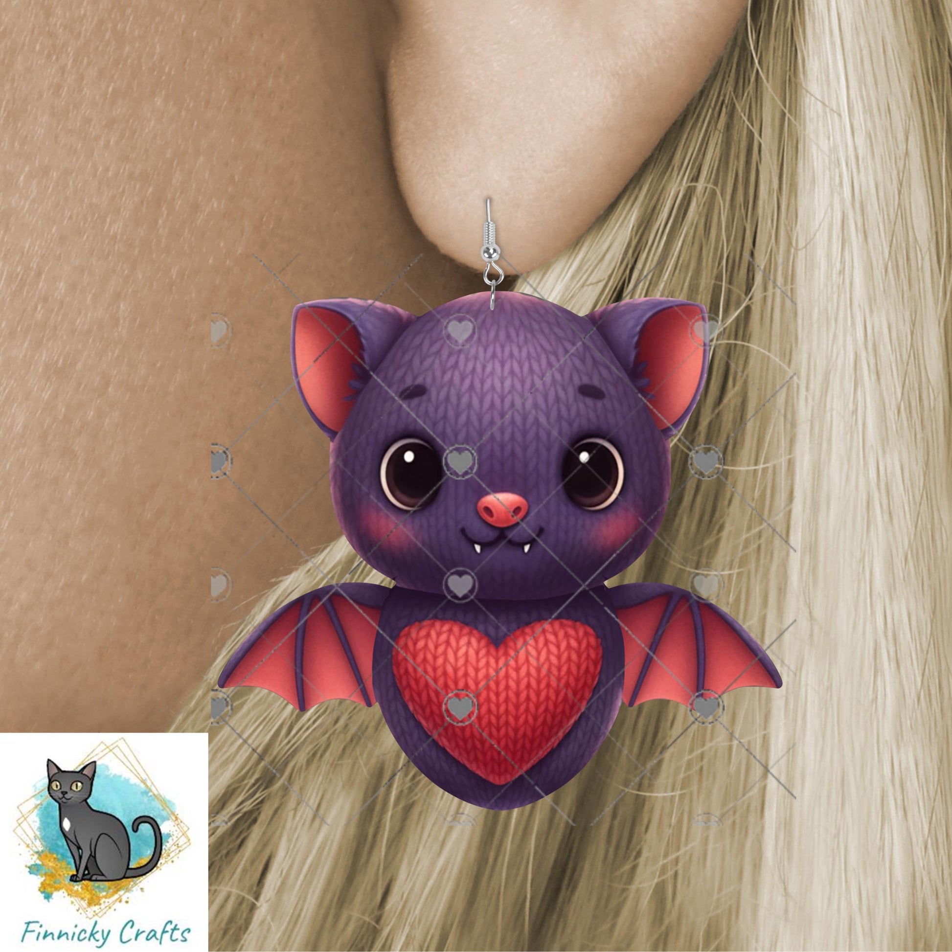 Chubby Bat Ghost PNG Design, Sublimation Download