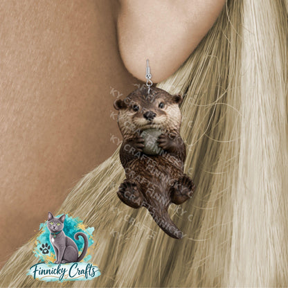Otter Bundle, Sublimation, Digital Design, PNG, Download, Decoration, Earring, Door Hanger, Ornament