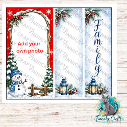 3-Piece, Customizable, Interchangeable Winter Sign Inserts, Sublimation, Digital, PNG, Design, Download