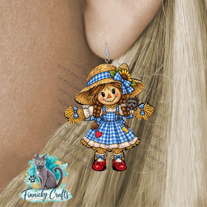 Scarecrow Girl PNG Bundle, Fall Autumn Design (Digital Download)