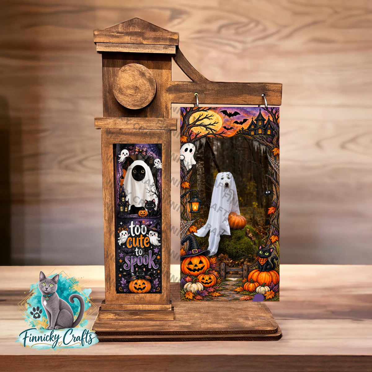 3-Piece, Customizable, Interchangeable Halloween Sign Inserts, Sublimation, Digital, PNG, Design, Download