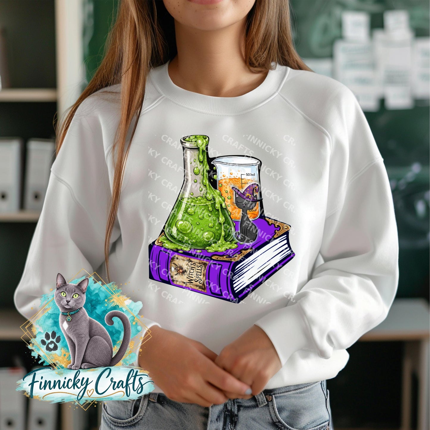 Witch’s Brew Book and potions, night light, sign, earrings, Halloween, PNG Design, Sublimation Download
