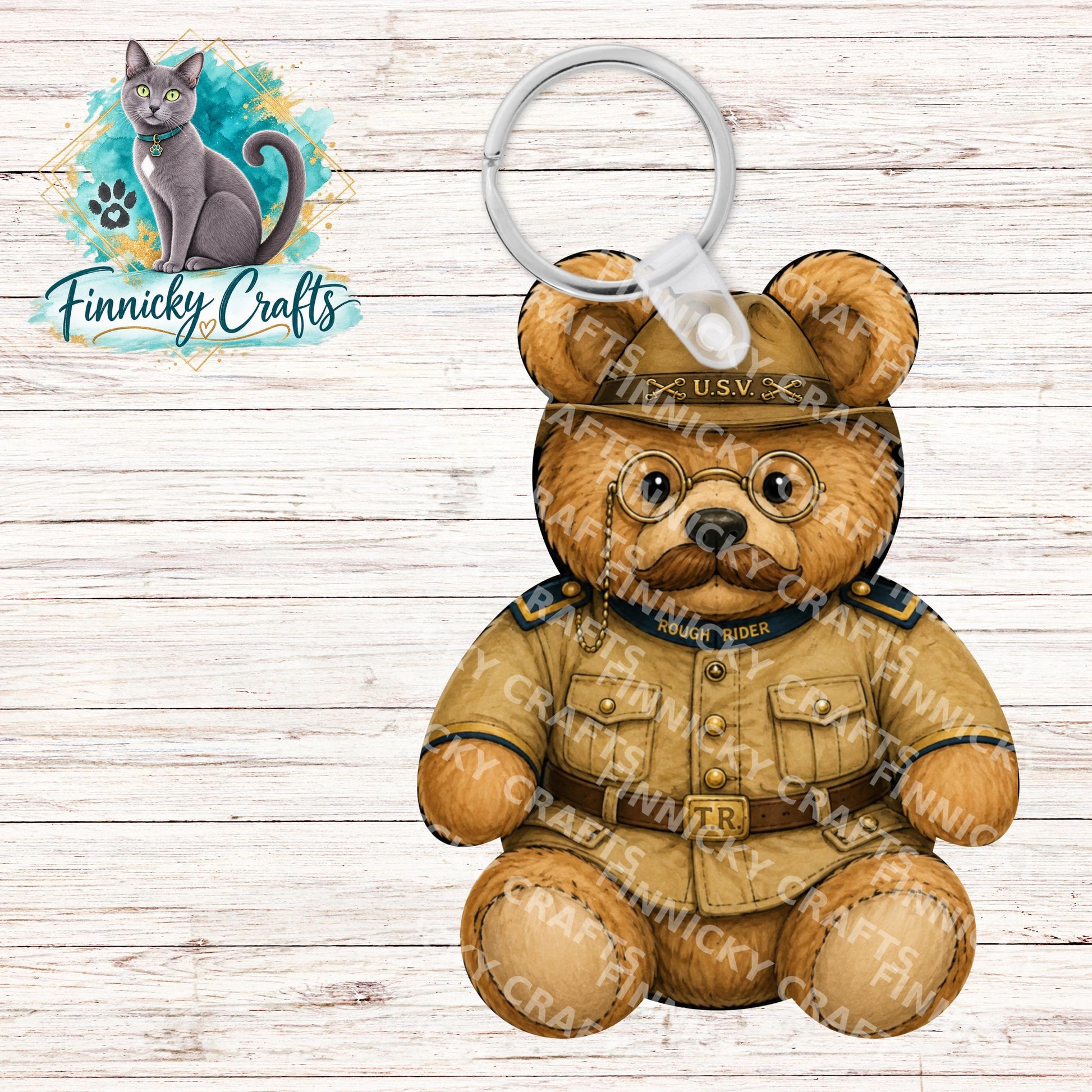 US Presidents Teddy Bear Sublimation Design (Digital Download)