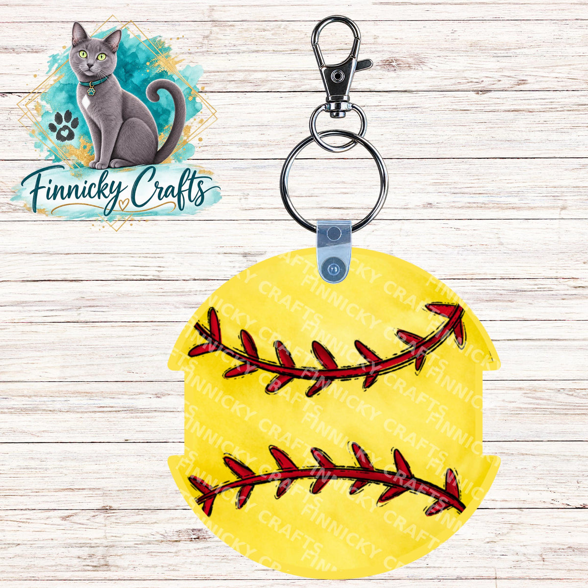 Softball Hair Tie Holder, Personalizable, PNG, Sublimation Design, Digital Design