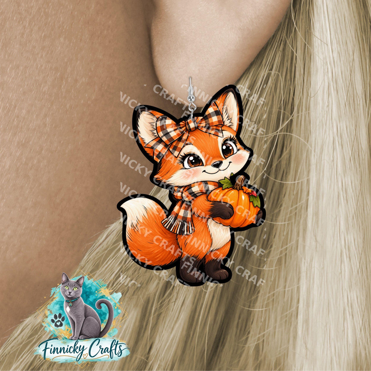 Fox Holding a Pumpkin Shape, GG Sublimation PNG – Sublimation Design, Digital Design