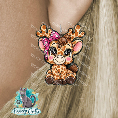 Reindeer with a Bow Shape, GG Sublimation PNG – Sublimation Design, Digital Desig