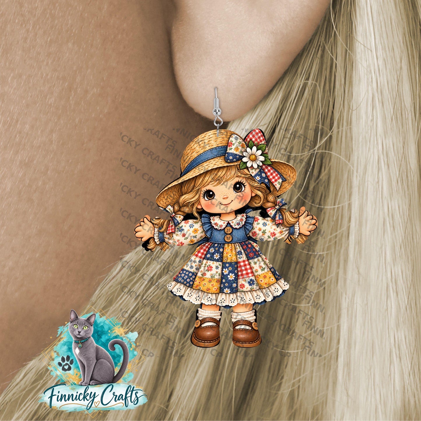 Scarecrow Girl PNG Bundle, Fall Autumn Design (Digital Download)