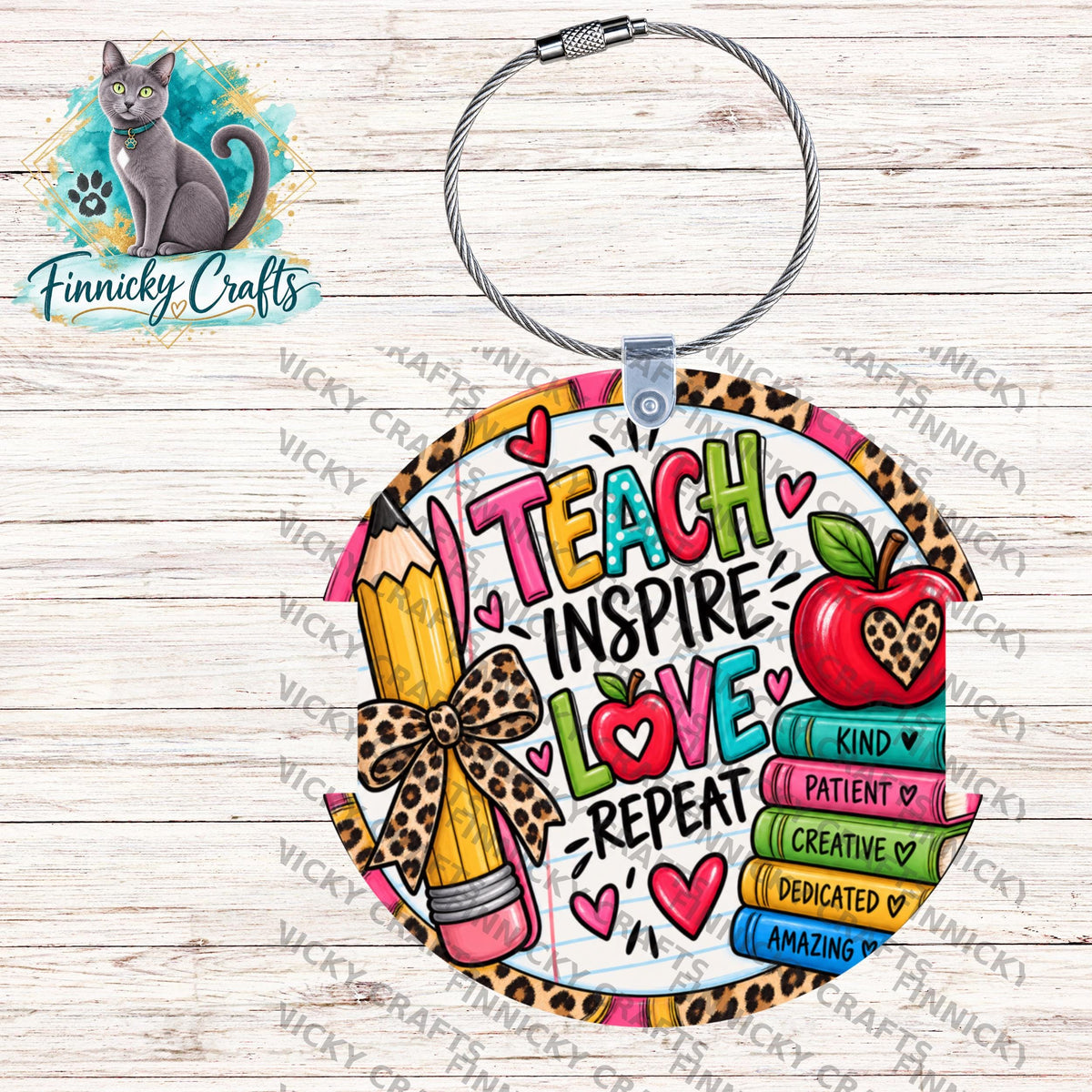 Teacher Hair Tie Holders Bundle, Personalizable, PNG, Sublimation Design, Digital Design