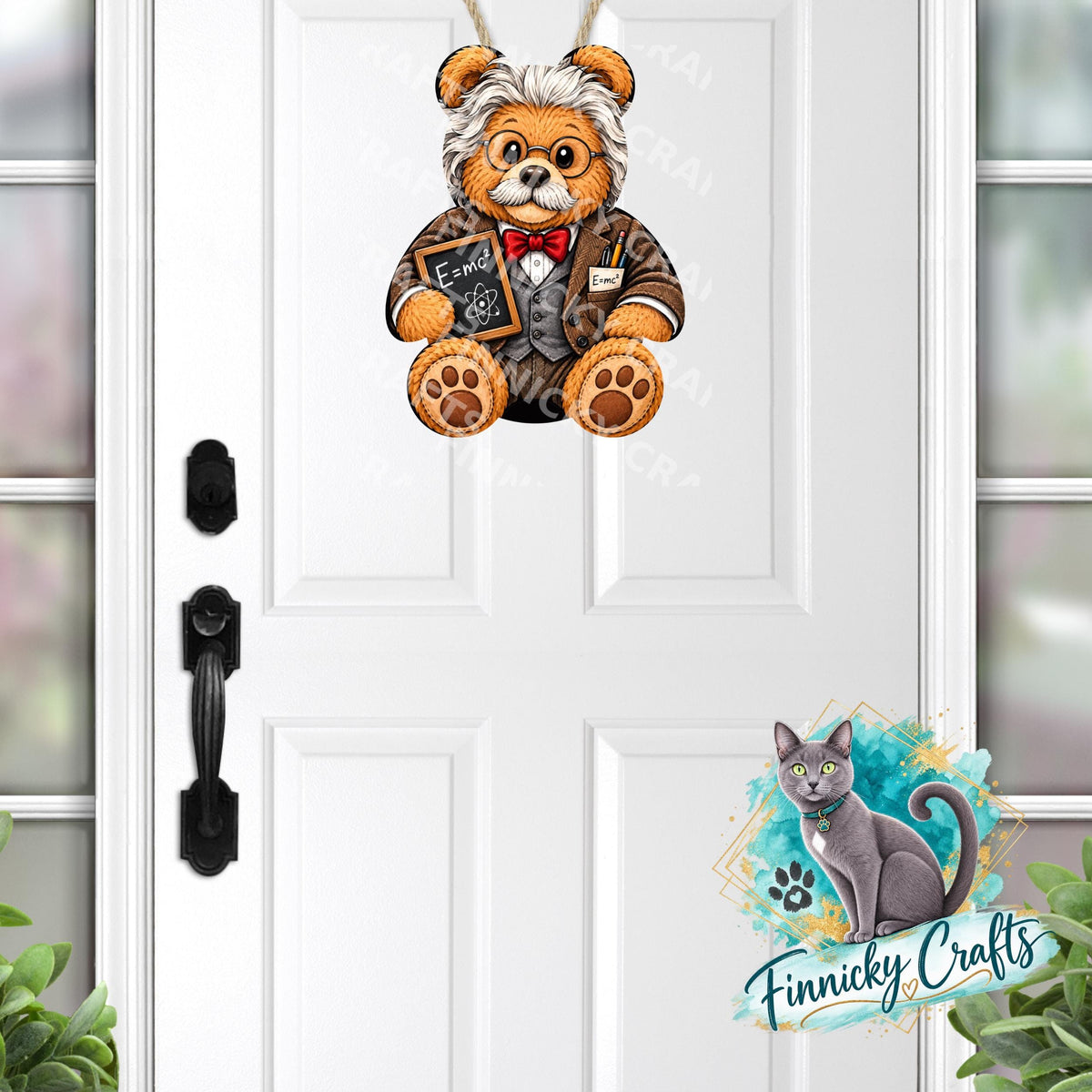 Famous Teddy Bear Sublimation Designs (Digital Download) - Einstein, Earhart, Shakespeare