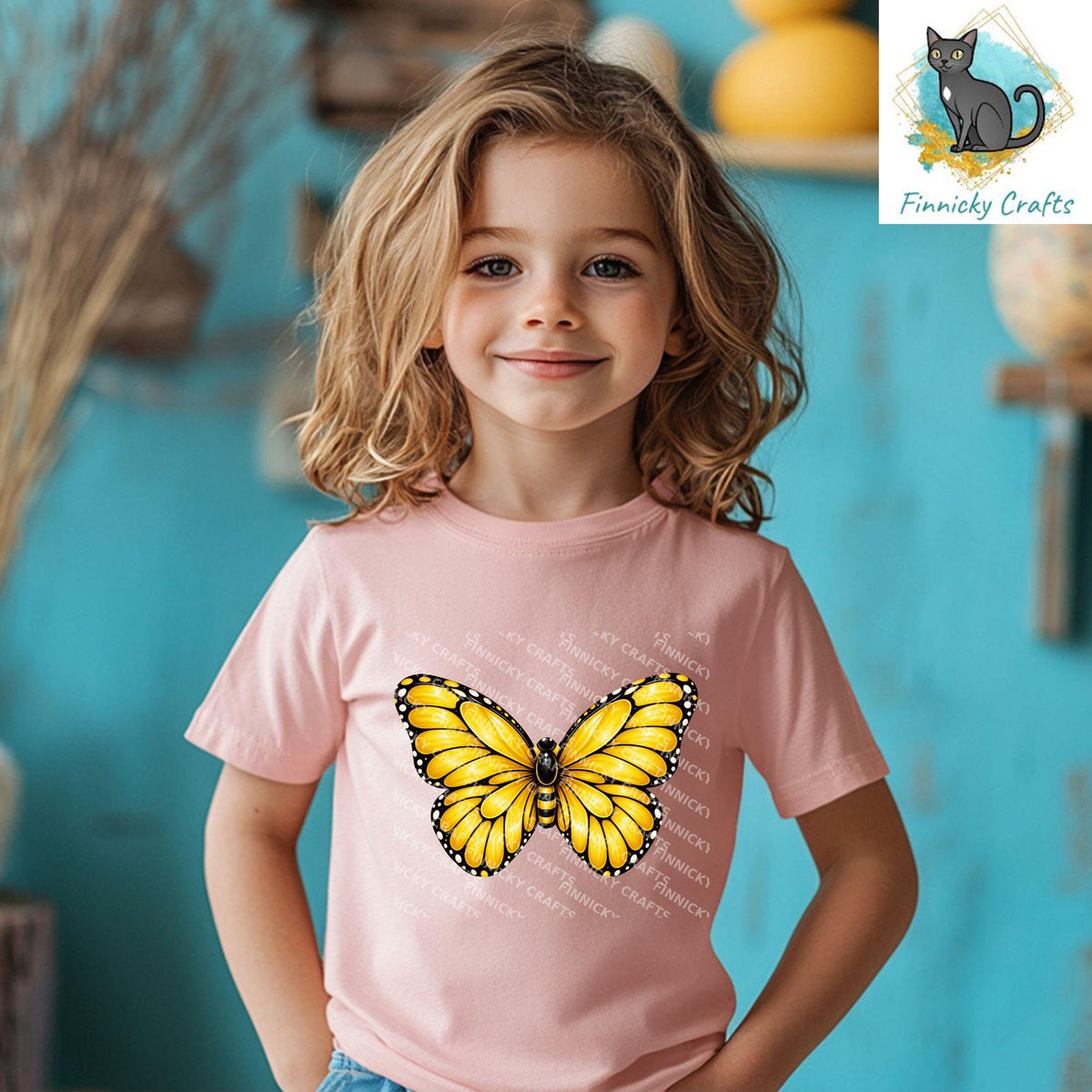 Yellow Butterfly Bundle - Sublimation Design Png Template - Earrings, Necklace, Nightlight, Sign