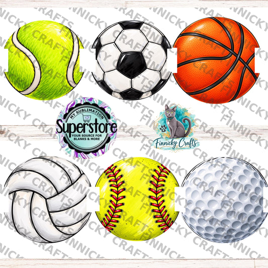 Sports Hair Tie Holders Bundle, Personalizable, PNG, Sublimation Design, Digital Design