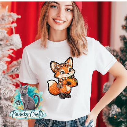 Fox Holding a Pumpkin Shape, GG Sublimation PNG – Sublimation Design, Digital Design