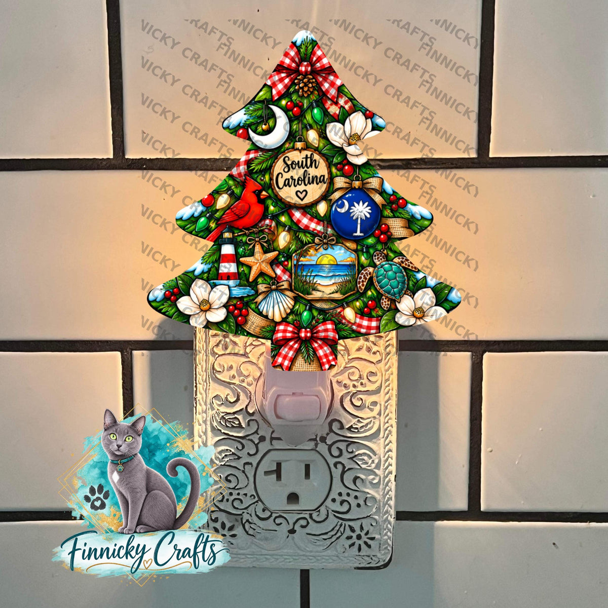South Carolina State Shape, Christmas Tree, Sublimation, PNG, Digital Download, Door Hanger, Ornament, Earrings, T-shirt