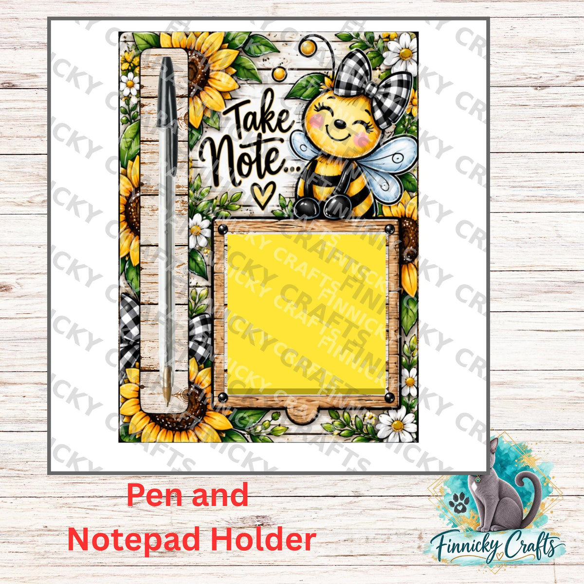2-Piece Pen and Notepad Holder, Sublimation, Digital, PNG, Design, Download