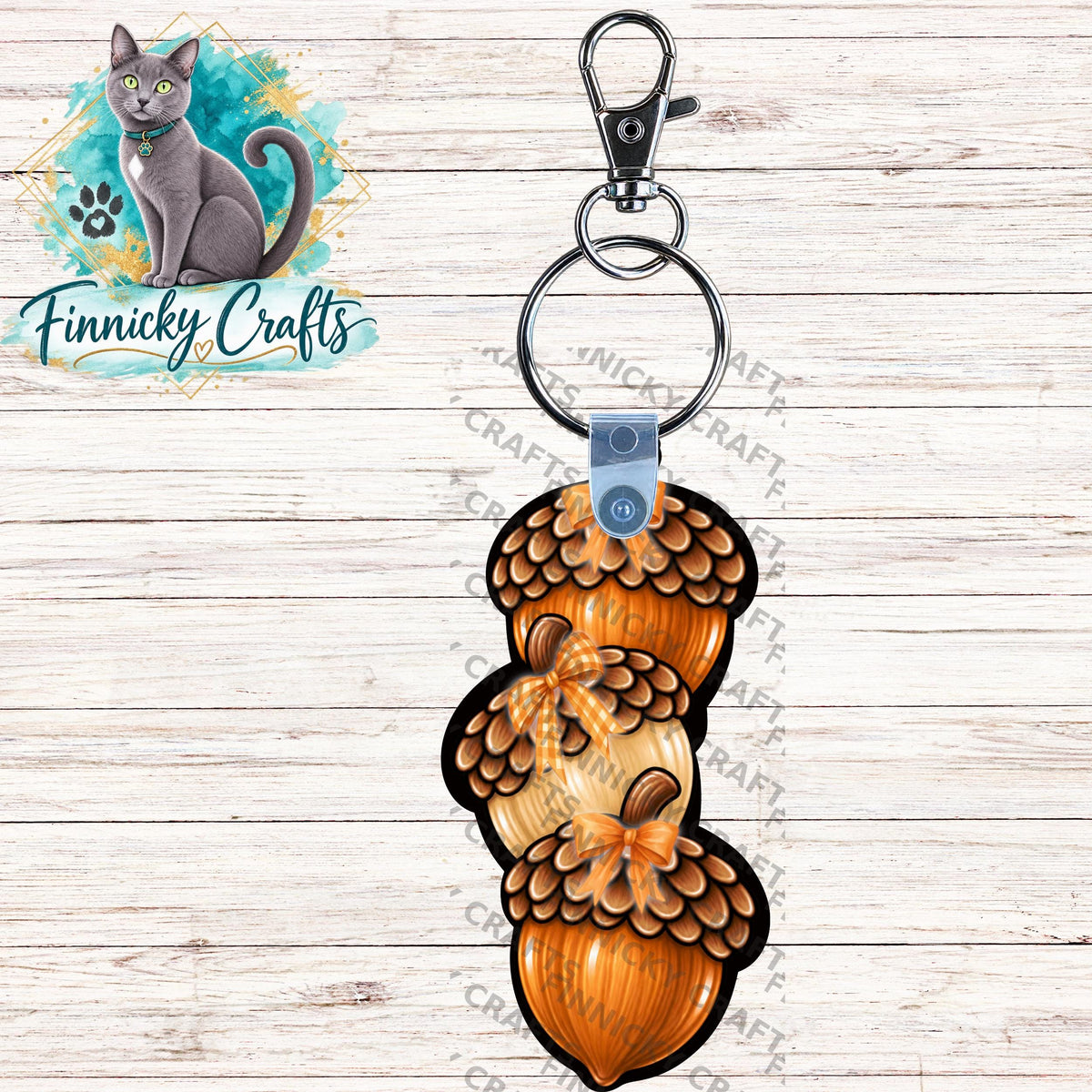 Fall Acorn Trio PNG Design, Sublimation, (Digital Download)