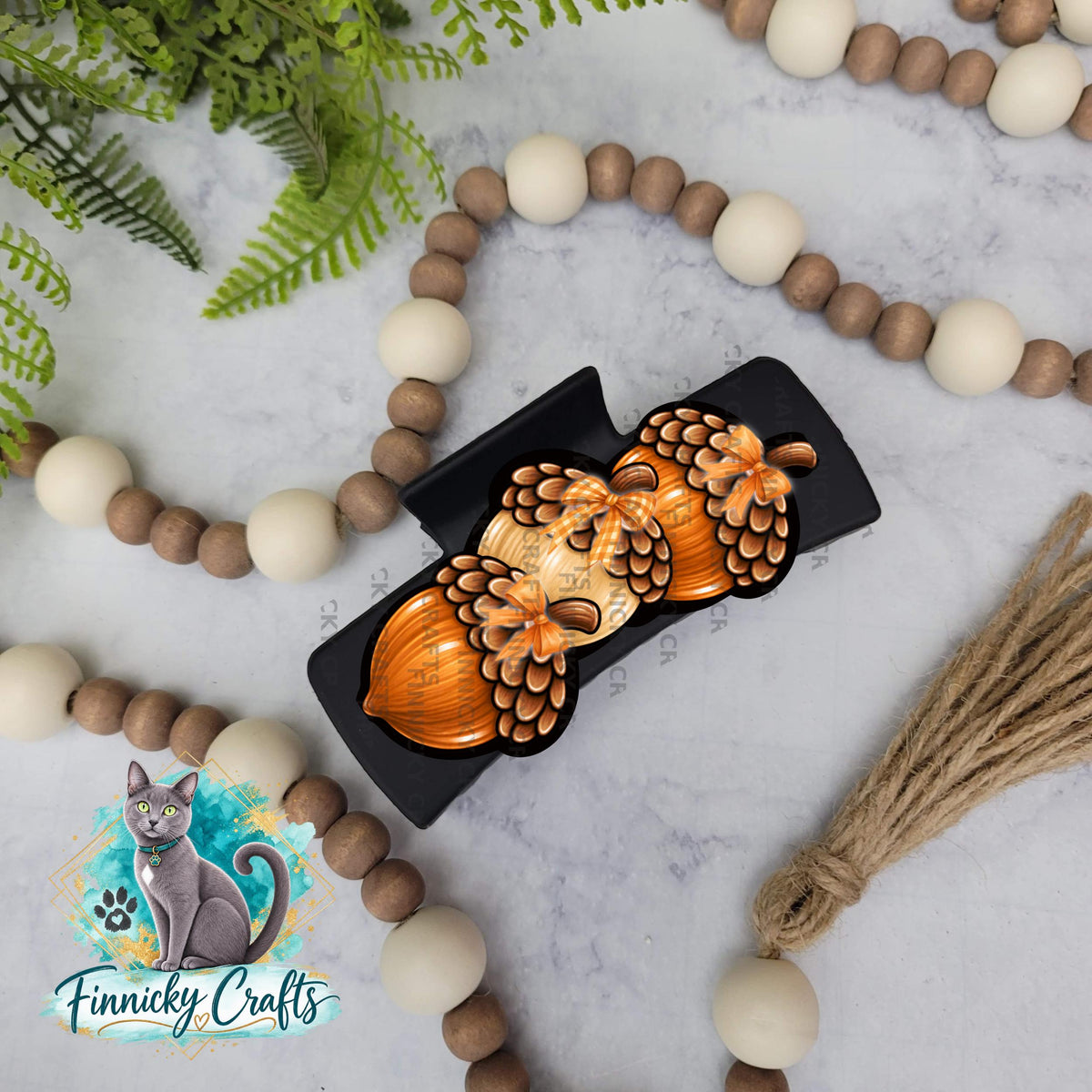 Fall Acorn Trio PNG Design, Sublimation, (Digital Download)