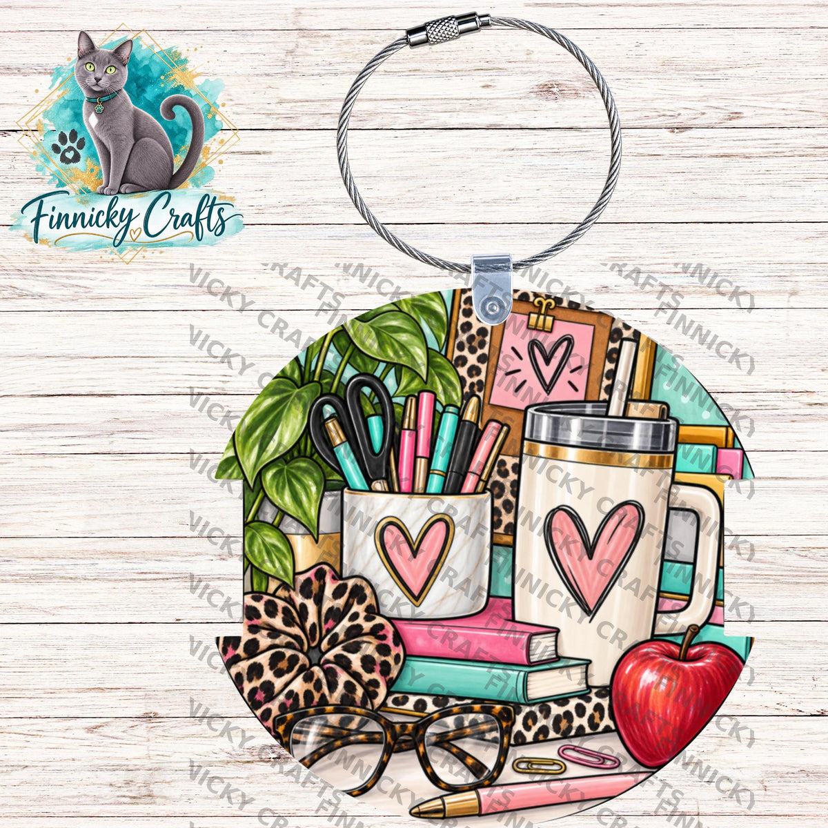 Teacher Hair Tie Holders Bundle, Personalizable, PNG, Sublimation Design, Digital Design