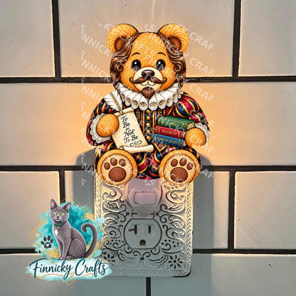 Famous Teddy Bear Sublimation Designs (Digital Download) - Einstein, Earhart, Shakespeare