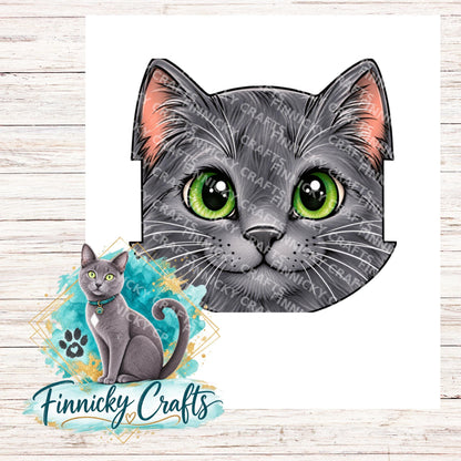 Cat Head Hair Tie Holders Bundle, Personalizable, PNG, Sublimation Design, Digital Design