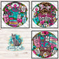 Nurse Hair Tie Holders Bundle, Personalizable, PNG, Sublimation Design, Digital Design