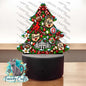 Ohio State with Footballs Shape, Christmas Tree, Sublimation, PNG, Digital Download, LIGHT BASE, Home Decor